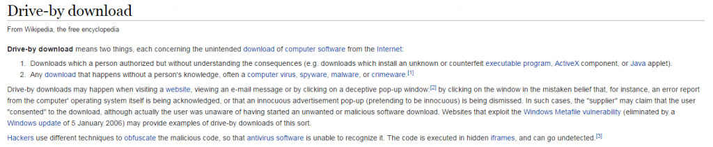 Drive-by-download
