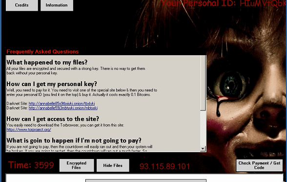 Annabelle Ransomware Creating Horror for Infected Computers