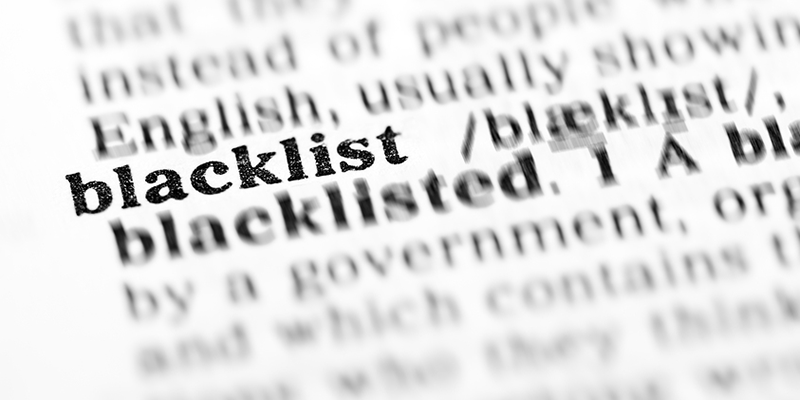 What is Blacklisting?