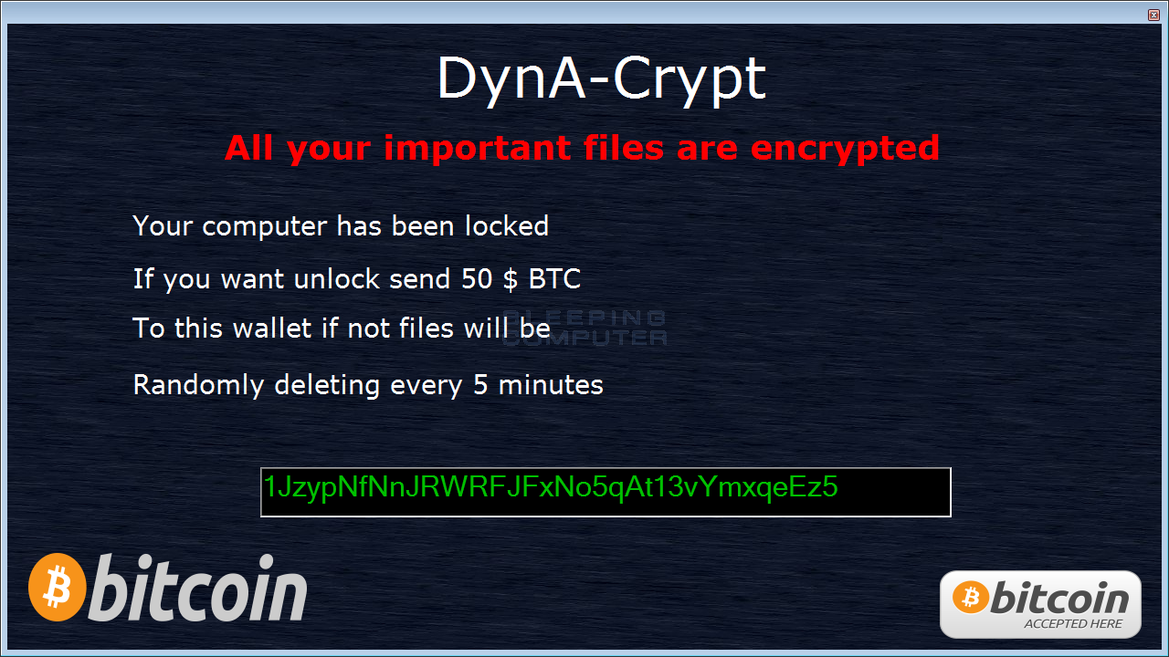 DynA-Crypt - Encrypts AND Steals Your Data