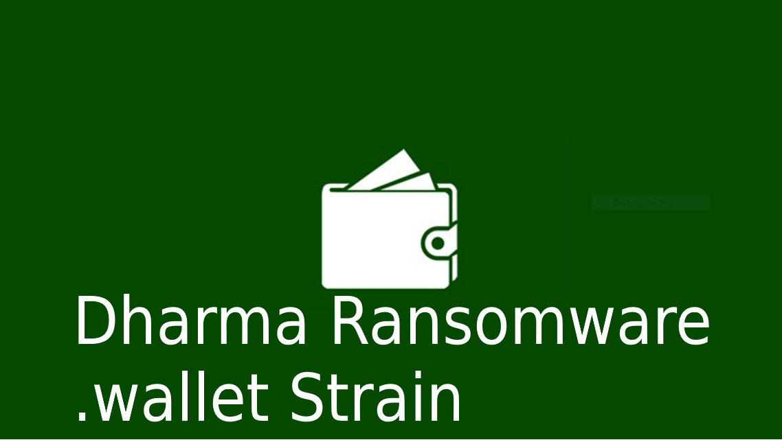 Dharma Ransomware Has A New Extension