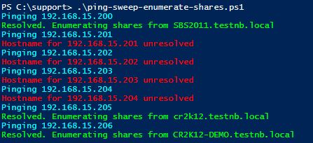 WatchPoint - Tip of the Week - Enumerate File Shares With Powershell